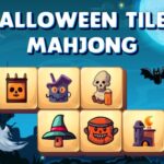 Halloween csempe Mahjong