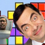 Mr Bean és Skibidi Tetris